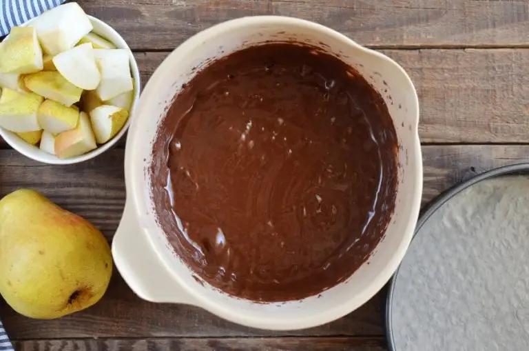 Step 6 - Chocolate Pear Cake
