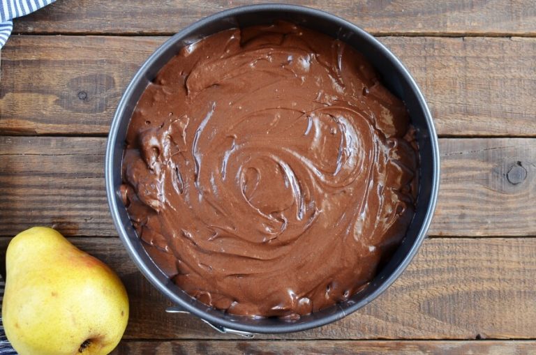 Step 7 - Chocolate Pear Cake