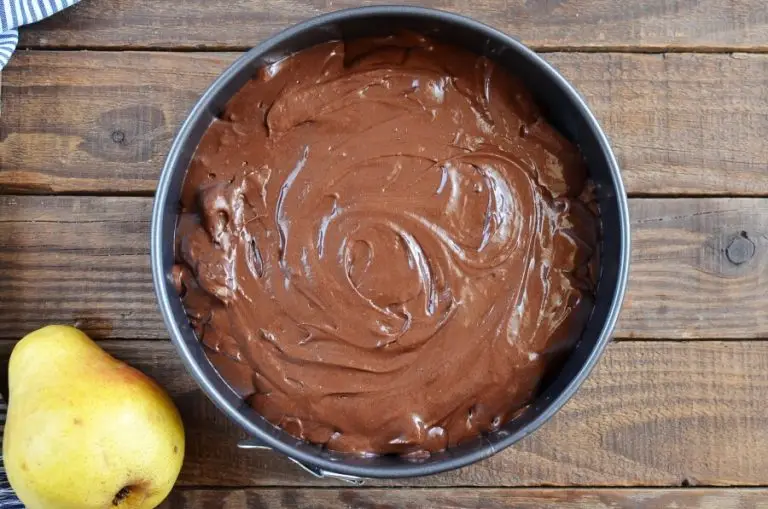 Step 7 - Chocolate Pear Cake