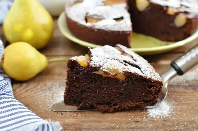 Step 10 - Chocolate Pear Cake