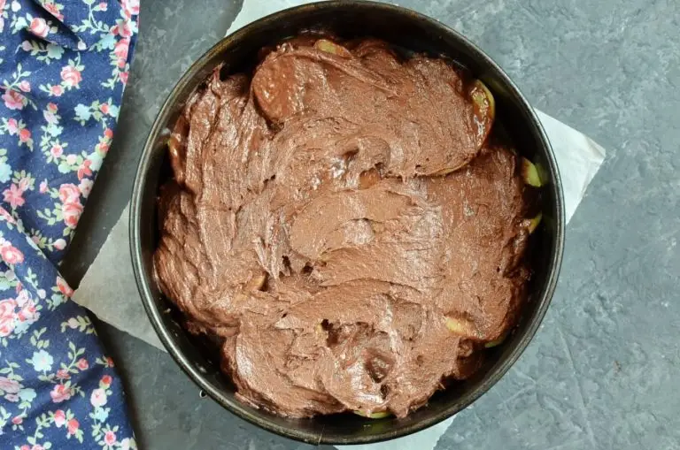 Step 4 - Chocolate Pear Pudding
