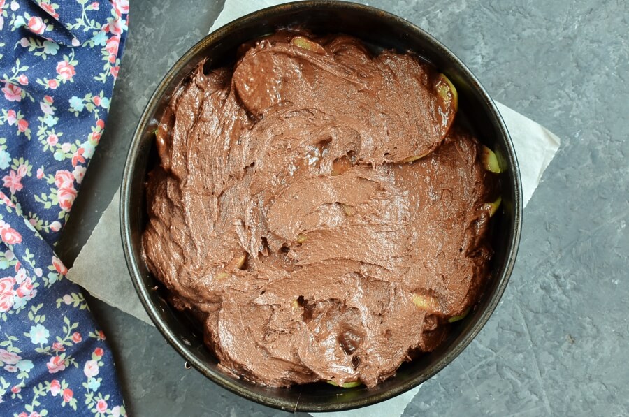 Chocolate Pear Pudding recipe - step 4