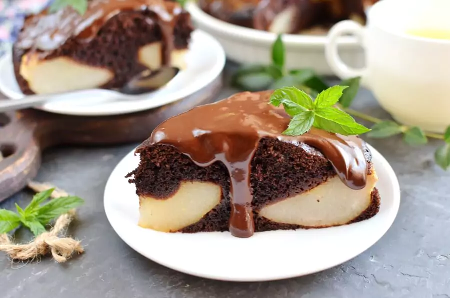Chocolate Pear Pudding