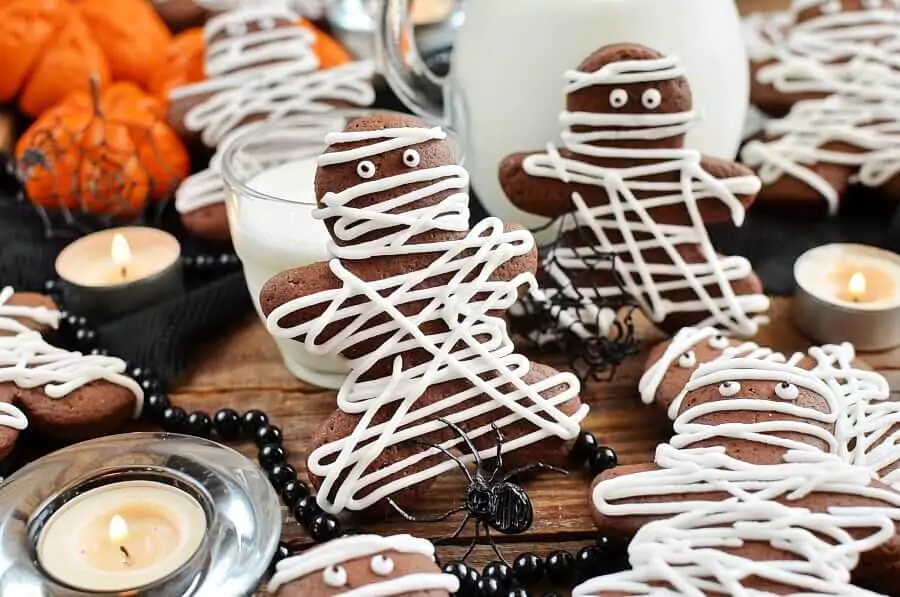 Chocolate Pumpkin Cut out Cookies