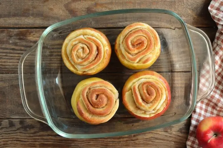 Step 8 - Cinnamon Roll Stuffed Baked Apples