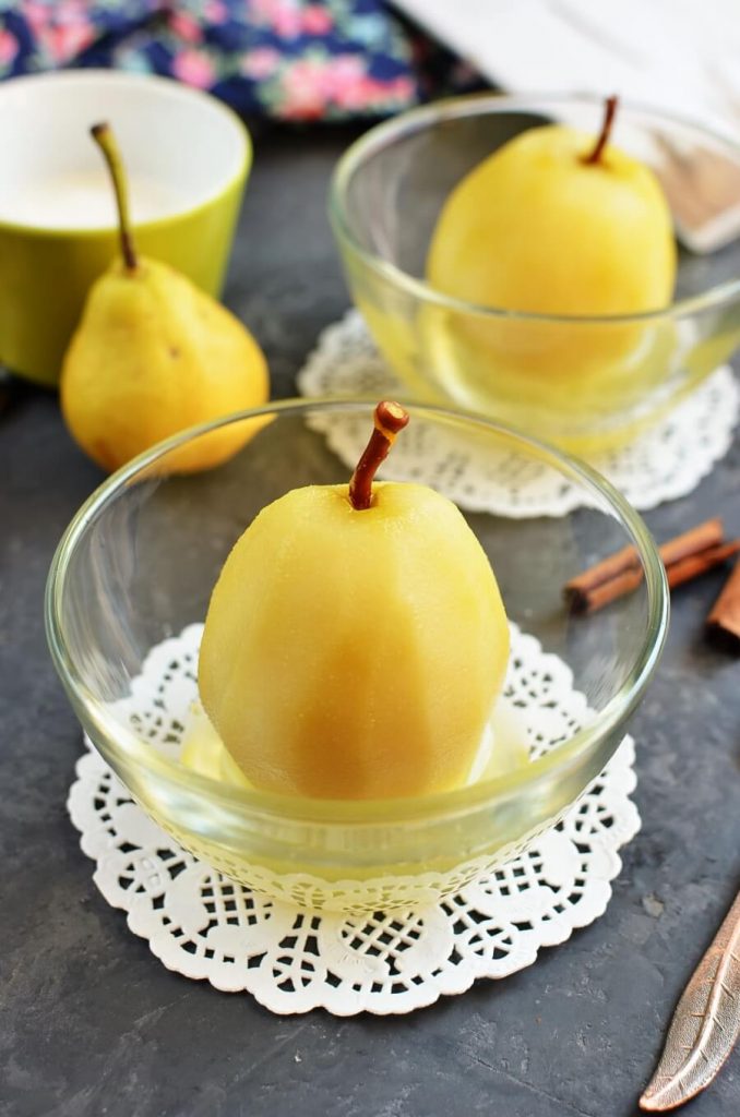 Citrus-Poached Pears