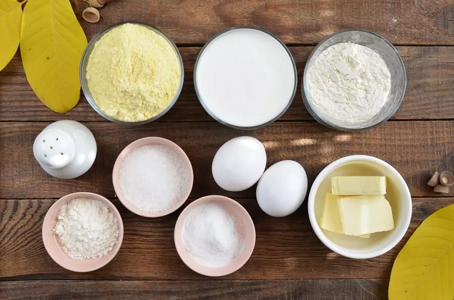 Ingredients for Classic Skillet Cornbread