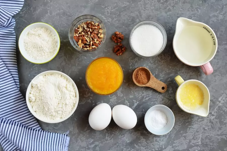 Ingredients for Contest-Winning Pumpkin Coffee Cake