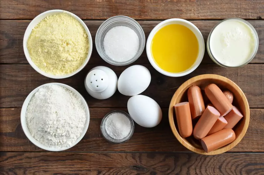 Ingredients for Corn Dog Mini Muffins