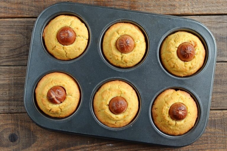Step 6 - Corn Dog Mini Muffins