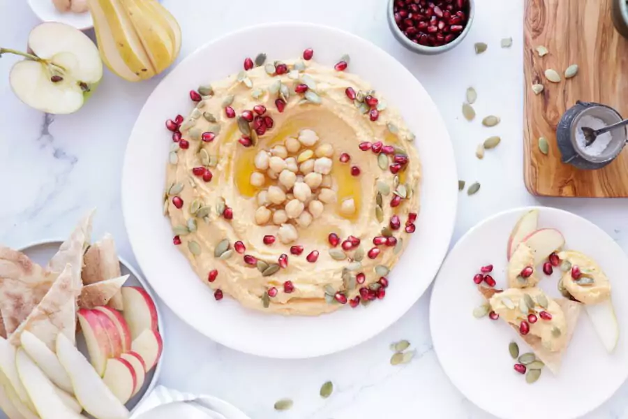 Vegan Creamy Pumpkin Hummus