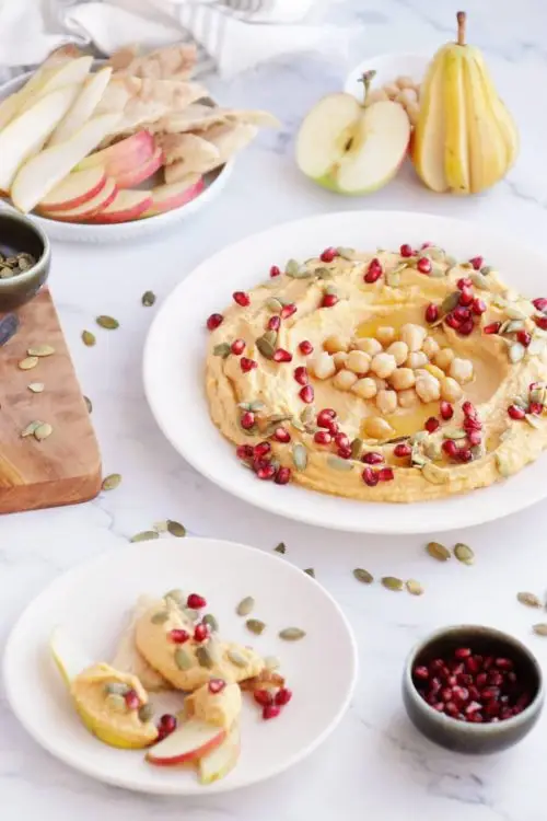 Vegan Creamy Pumpkin Hummus