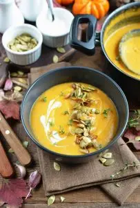 Creamy Pumpkin and Lentil Soup