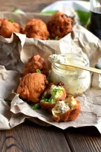 Crispy Andouille Hush Puppies