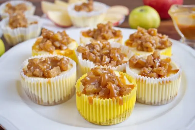 Step 7 - Easy Mini Caramel Apple Cheesecakes