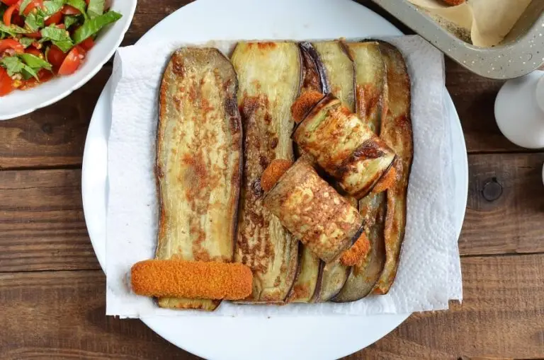 Step 7 - Eggplant & Mozzarella Stick Roll-Ups