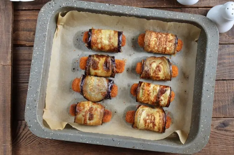 Step 8 - Eggplant & Mozzarella Stick Roll-Ups