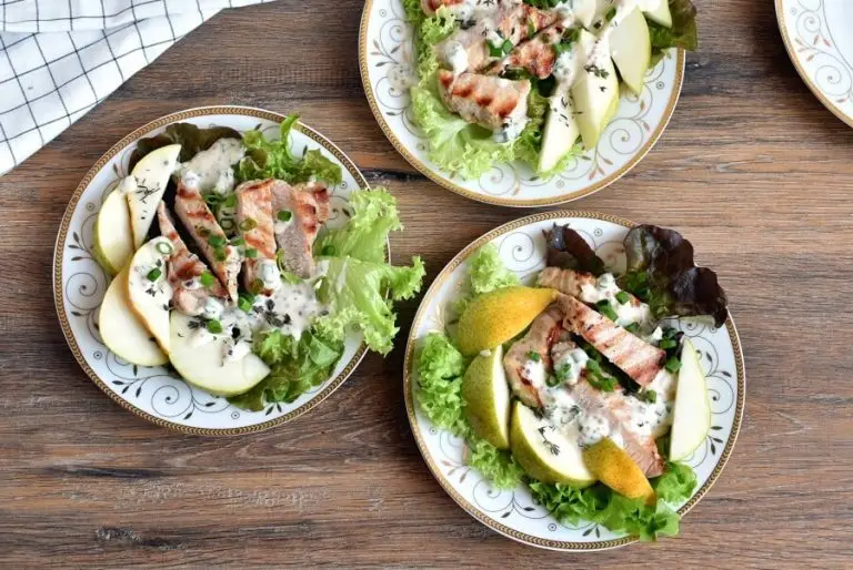 Step 5 - Grilled Pork and Pear Salad