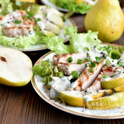 Grilled Pork and Pear Salad Recipe-How To Make Grilled Pork and Pear Salad-Delicious Grilled Pork and Pear Salad