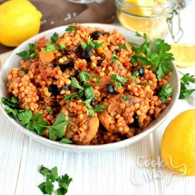 Lemony Chicken Stew With Giant Couscous Recipe-How To Make Lemony Chicken Stew With Giant Couscous-Delicious Lemony Chicken Stew With Giant Couscous