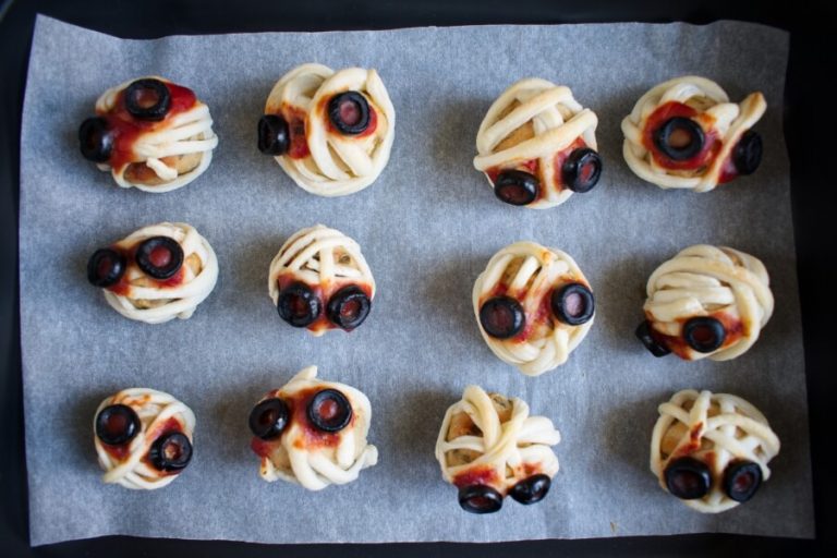 Step 6 - Meatball Mummies