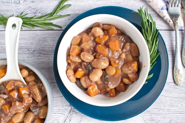 Step 8 - Mushroom Bean Bourguignon