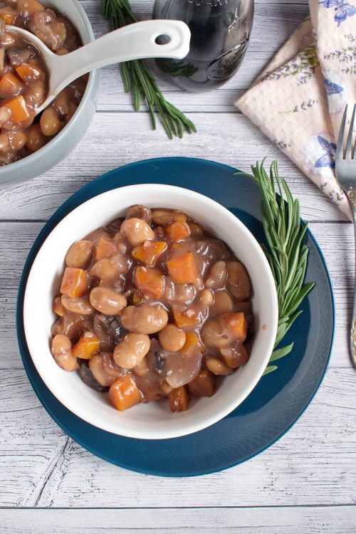 Mushroom Bean Bourguignon