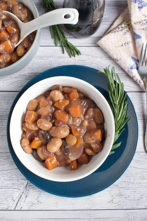 Mushroom Bean Bourguignon
