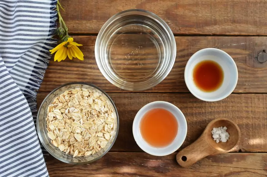 Ingredients for Oat Milk