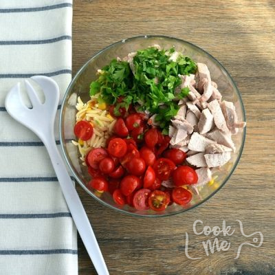 Orzo Chicken Salad with Avocado-Lime Dressing recipe - step 2