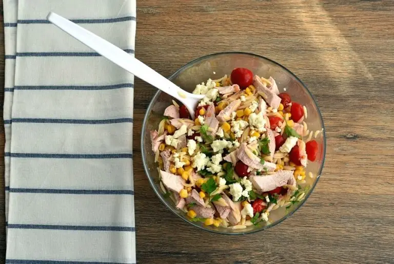 Step 2 - Orzo Chicken Salad with Avocado-Lime Dressing
