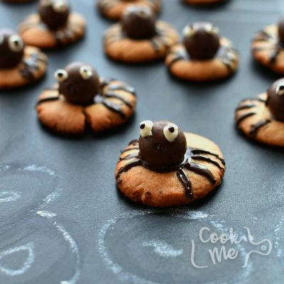 Peanut Butter Spider Cookies Recipe-How To Make Peanut Butter Spider Cookies-Delicious Peanut Butter Spider Cookies