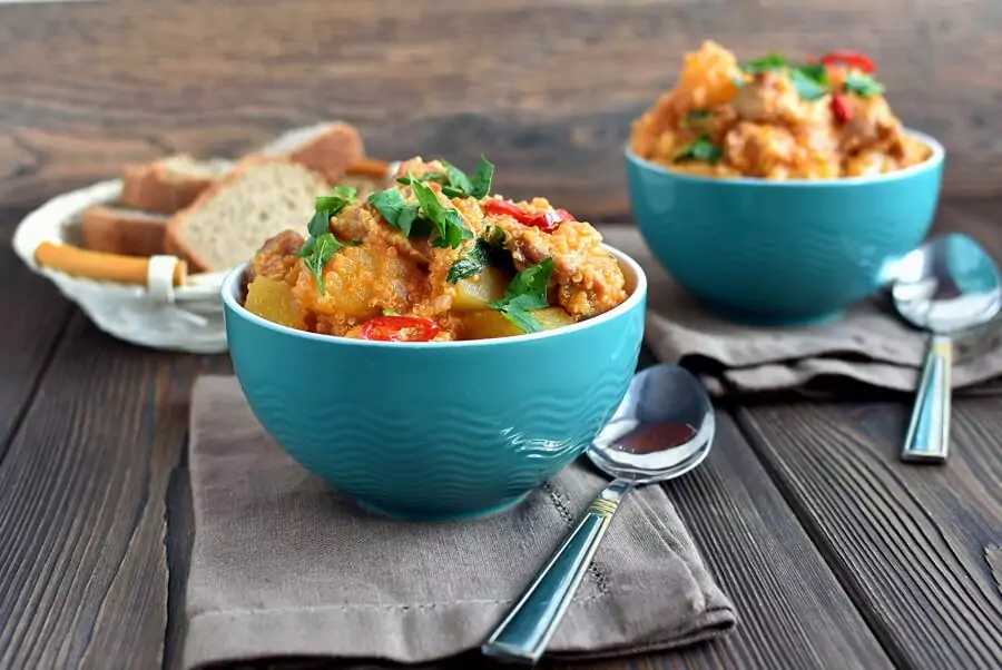 Pork and Quinoa Stew