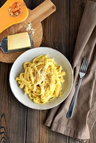 Pumpkin Alfredo Pasta