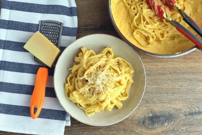 Step 7 - Pumpkin Alfredo Pasta