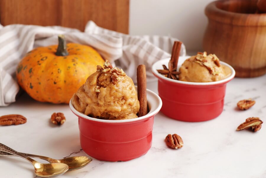 Vegan Pumpkin Pie Ice Cream