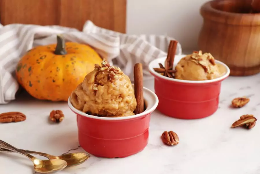 Vegan Pumpkin Pie Ice Cream