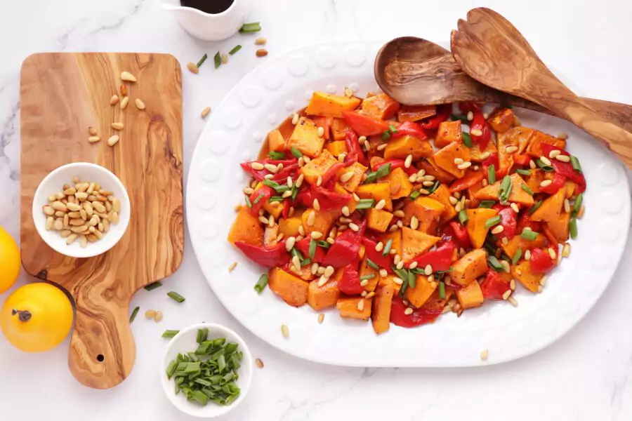 Vegan Roasted Pumpkin Salad