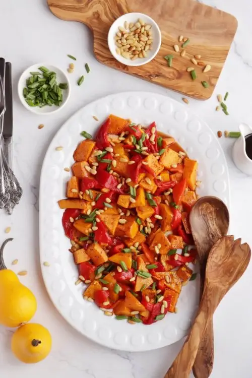 Vegan Roasted Pumpkin Salad