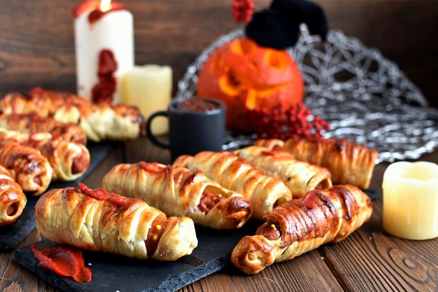 Sausage mummy dippers