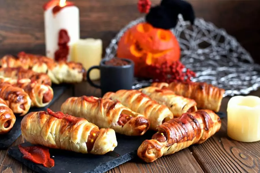 Sausage mummy dippers