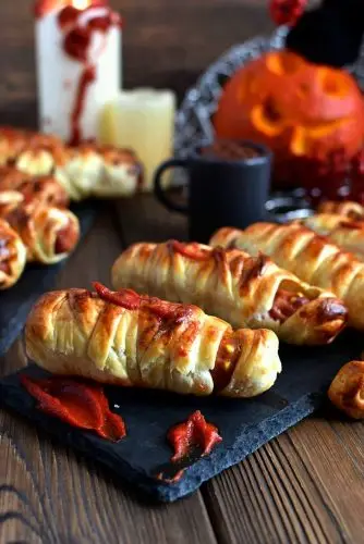 Sausage mummy dippers