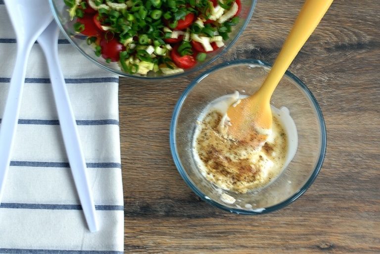 Step 2 - Keto Seven-Layer Salad
