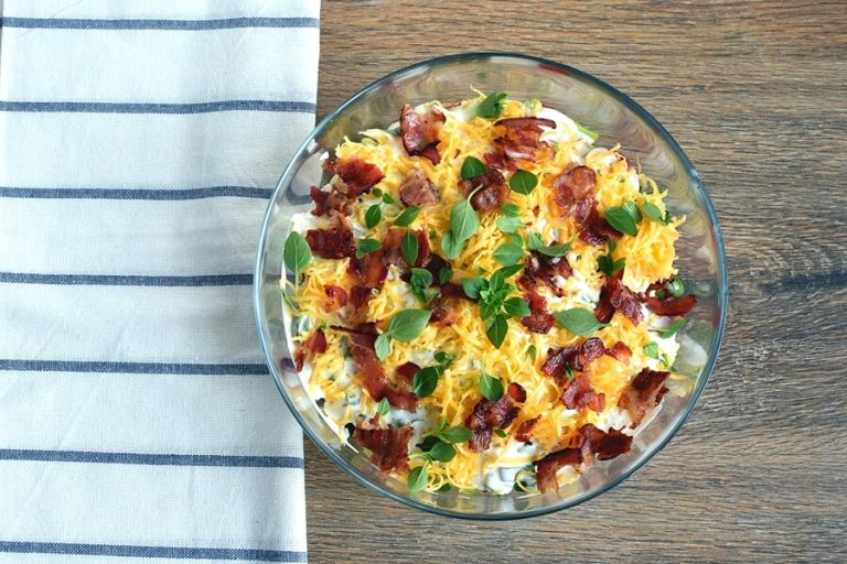 Step 3 - Keto Seven-Layer Salad