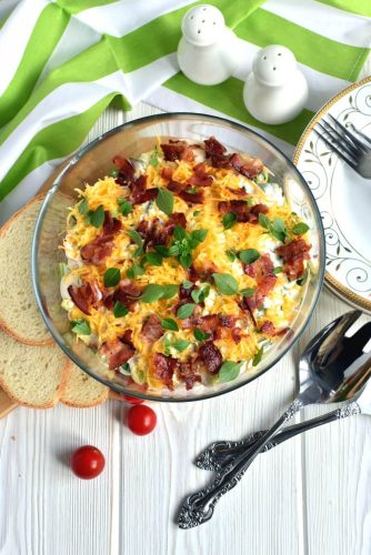 Keto Seven-Layer Salad
