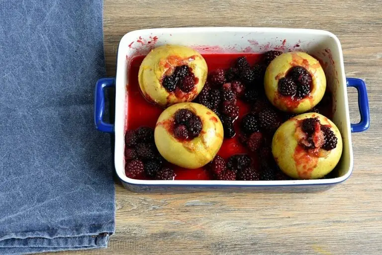Step 7 - Spiced Roasted Apples & Blackberries