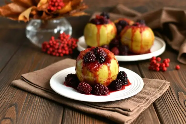 Step 8 - Spiced Roasted Apples & Blackberries