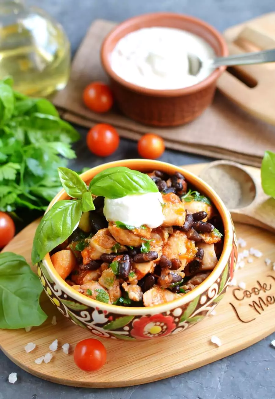 Spicy Chicken & Bean Stew
