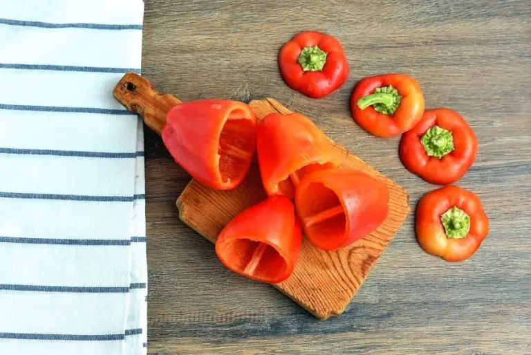 Step 6 - Stuffed Halloween Jack O’ Lantern Peppers