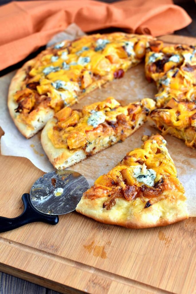 Blue Cheese, Butternut and Honey Pizza